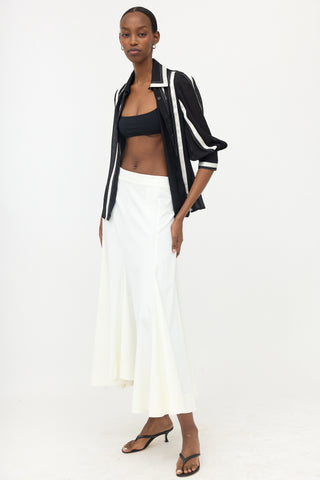 Jil Sander Fluted Maxi Skirt