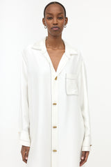 Marni Satin Twill Shirt Dress