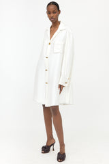 Marni Satin Twill Shirt Dress