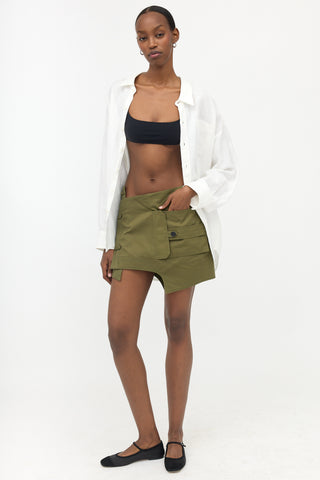 Monse Twill Deconstructed Skirt