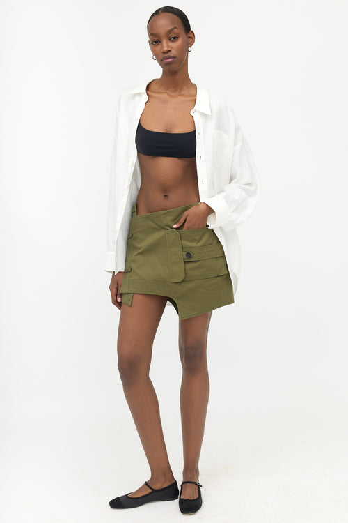 Monse Twill Deconstructed Skirt