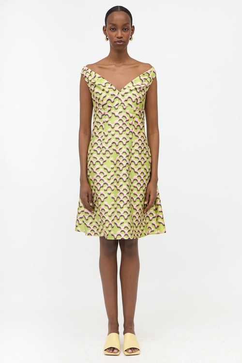 Prada FW 2015 Wool & Silk Dress