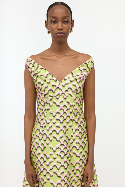 Prada FW 2015 Wool & Silk Dress