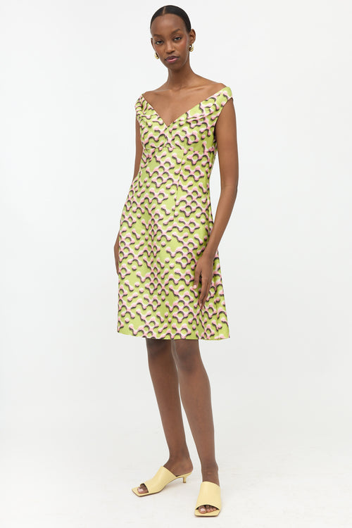 Prada FW 2015 Wool & Silk Dress