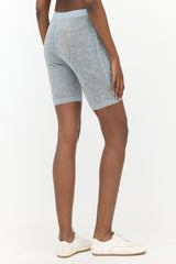 Roberta Einer Mesh Embellished Bike Shorts