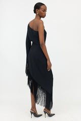 Taller Marmo Asymmetrical Fringe Dress