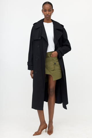 WARDROBE.NYC Gabardine Trench Coat