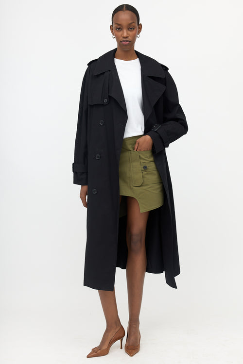 WARDROBE.NYC Gabardine Trench Coat