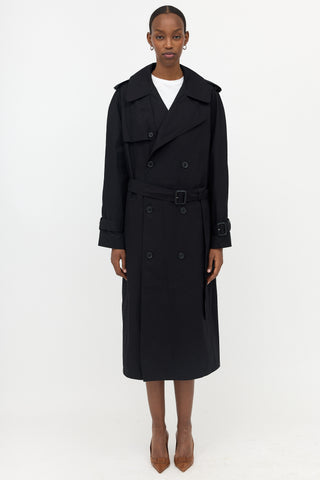 WARDROBE.NYC Gabardine Trench Coat