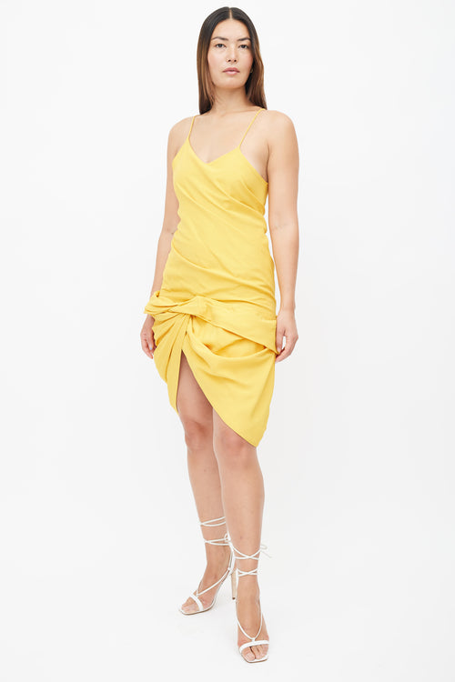 Jacquemus-Yellow-La-Bomba-Dress
