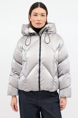 Moncler Down Frele Chevron Puffer Jacket