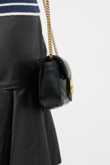Gucci Leather GG Marmont Mini Bag