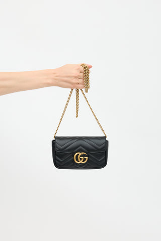 Gucci Leather GG Marmont Mini Bag