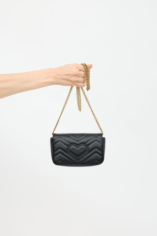 Gucci Leather GG Marmont Mini Bag