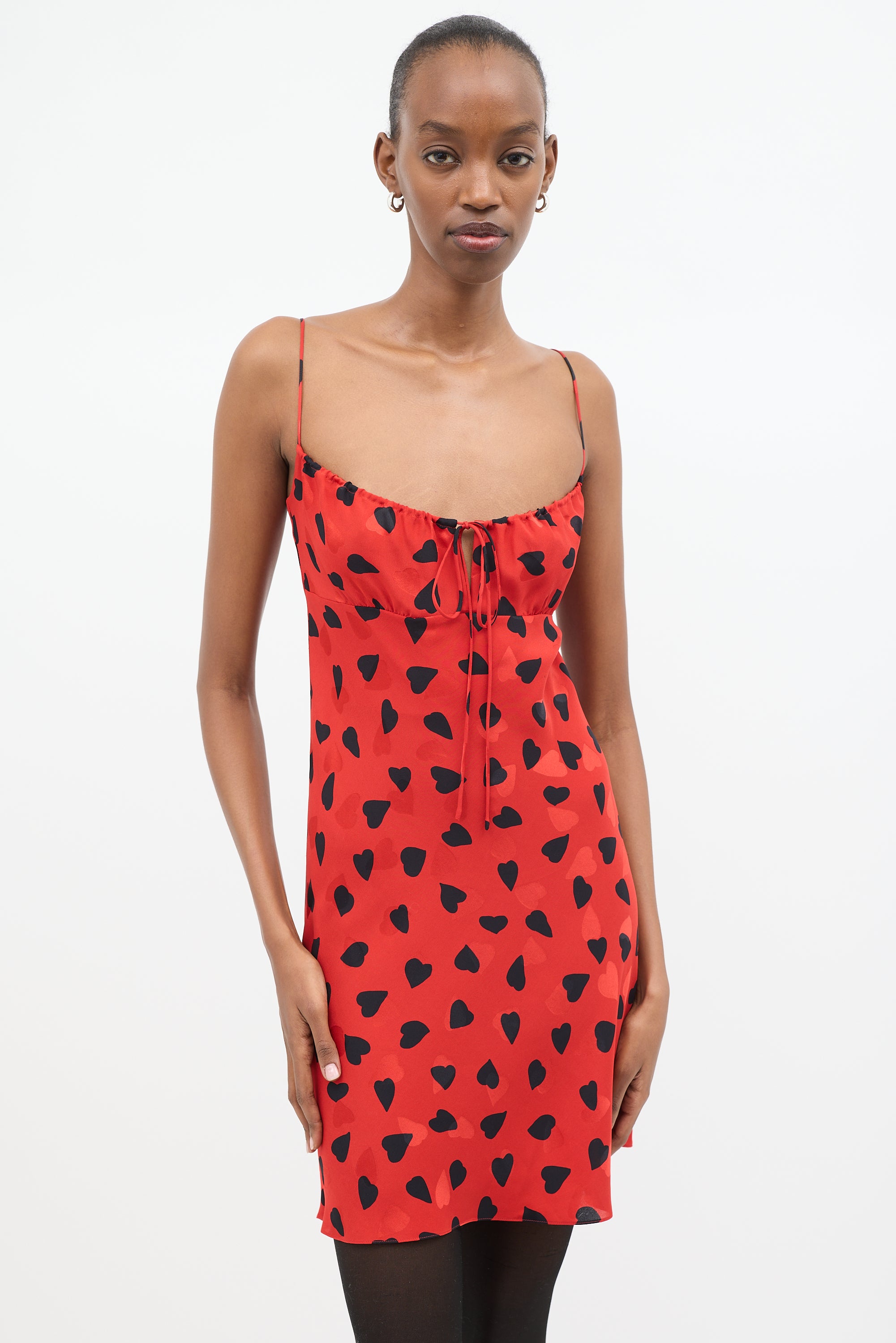 Saint Laurent // Silk Heart Mini Dress VSP Consignment Saint Laurent // Silk Heart Mini Dress VSP Consignment