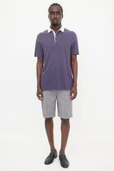 Brunello Cucinelli Short Sleeve Polo Top