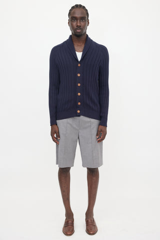 Brunello Cucinelli Ribbed Knit Cardigan