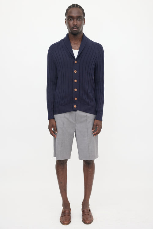 Brunello Cucinelli Ribbed Knit Cardigan
