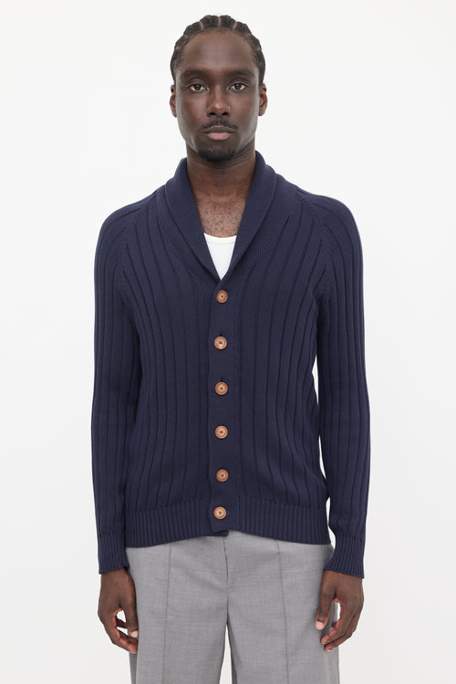 Brunello Cucinelli Ribbed Knit Cardigan