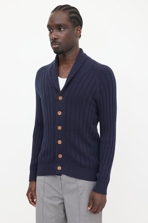 Brunello Cucinelli Ribbed Knit Cardigan