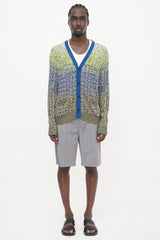 Missoni Reverse Ribbed Knit Cardigan