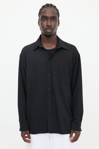Balenciaga 2021 Oversized Wool Shirt