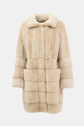 VSP Archive Panelled Fur Coat