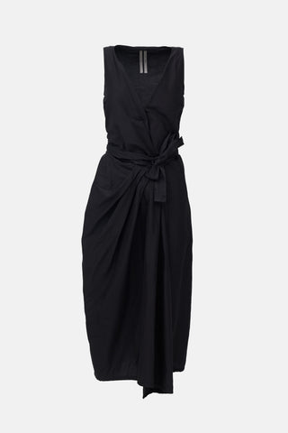 Rick Owens SS 2019 Sleeveless Wrap Dress