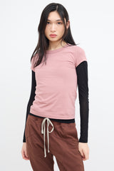 Rick Owens SS 2024 Dusty Pink Short Sleeve T-Shirt