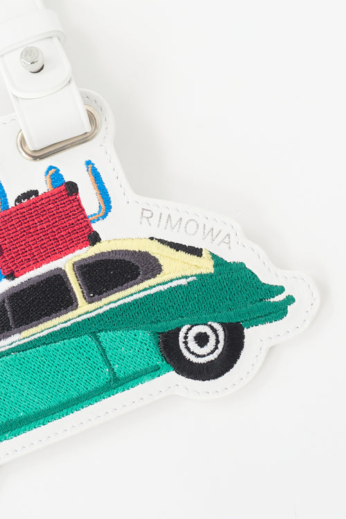 Rimowa Leather & Embroidery Cab Luggage Tag