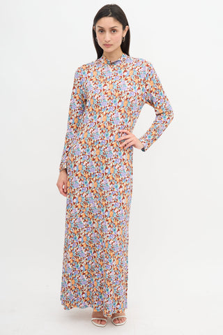 Rixo Jersey Floral Elise Dress