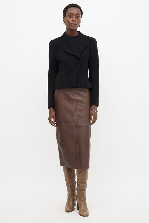 Ralph Lauren Wool Asymmetrical Jacket