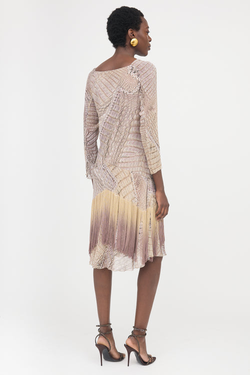 Roberto Cavalli SS 2011 Silk Printed Dress