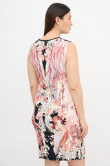 Roberto Cavalli Printed Lace Yoke Dress