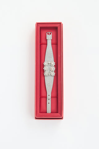 Roger Vivier Glitter Efflorescence Bracelet