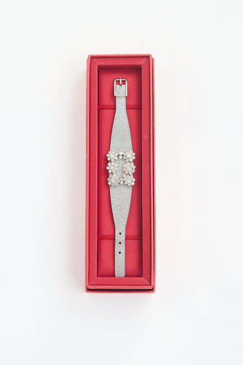 Roger Vivier Glitter Efflorescence Bracelet