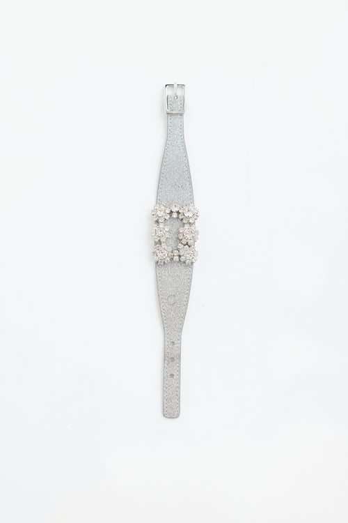 Roger Vivier Glitter Efflorescence Bracelet