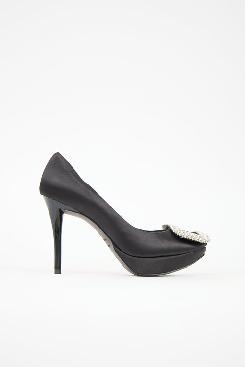 Roger Vivier Satin Limelight Pump