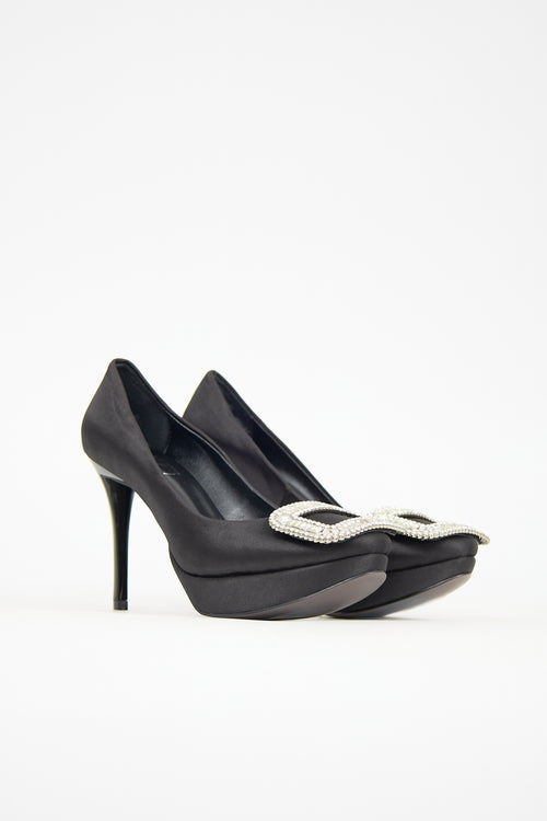 Roger Vivier Satin Limelight Pump
