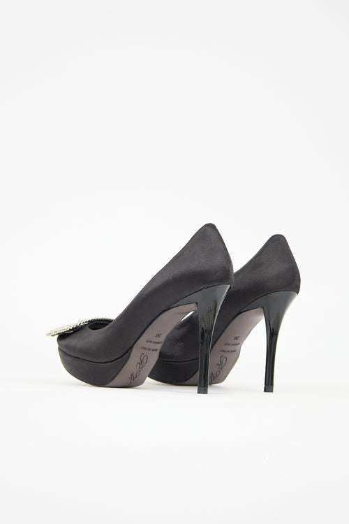 Roger Vivier Satin Limelight Pump
