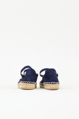 Roger Vivier Suede Espadrille Flat
