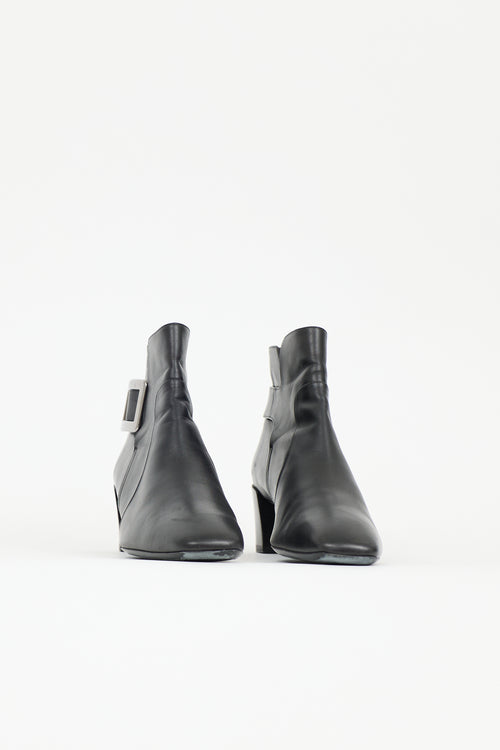 Roger Vivier Leather Polly Boot