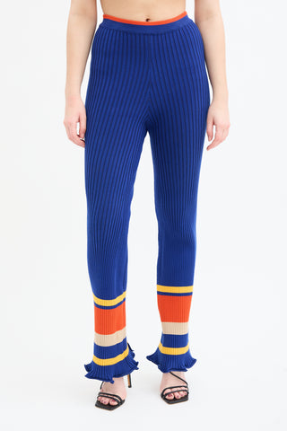 Rabanne Blue & Multi Knit Lounge Pant