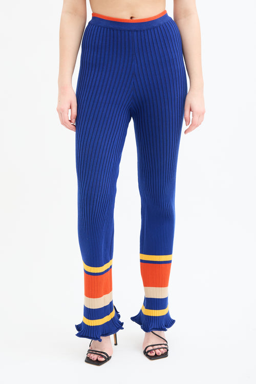 Rabanne Blue & Multi Knit Lounge Pant