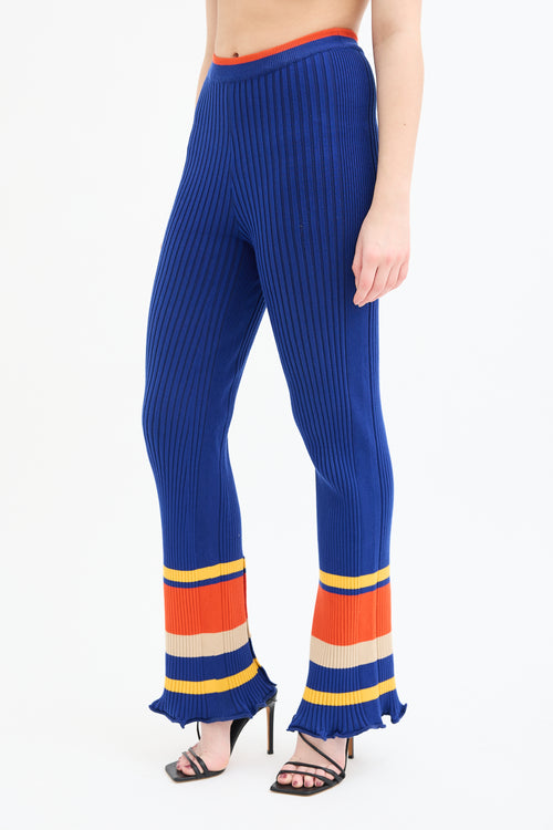 Rabanne Blue & Multi Knit Lounge Pant