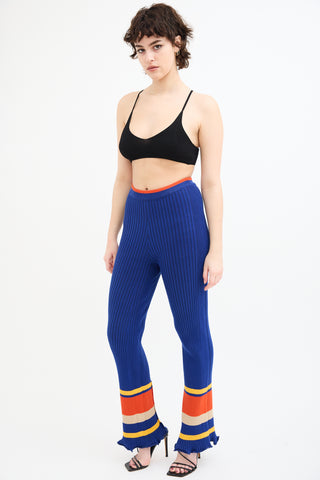 Rabanne Blue & Multi Knit Lounge Pant