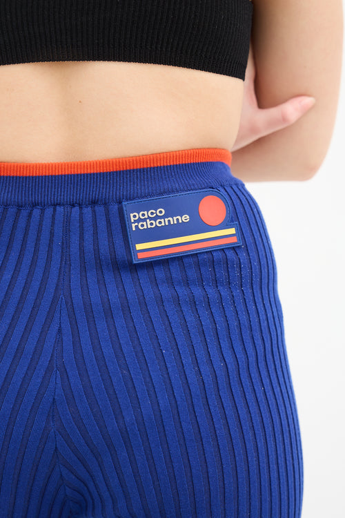 Rabanne Blue & Multi Knit Lounge Pant