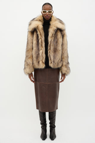 Rabanne Faux Fur Coat