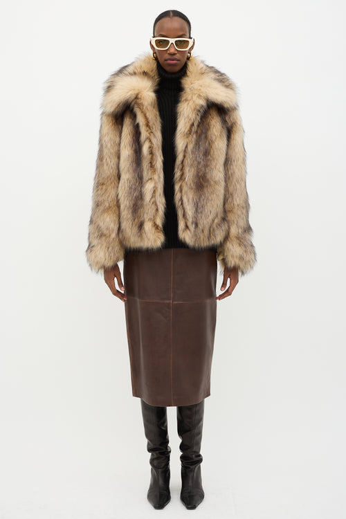Rabanne Faux Fur Coat