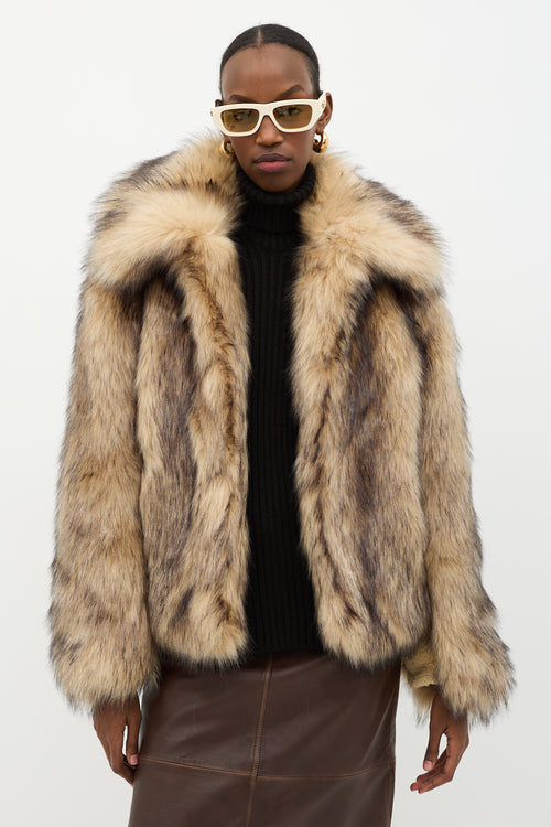 Rabanne Faux Fur Coat